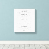 Psalm 23 Leinwand Wandkunst, Schriftstellermauer (Insitu (Holzboden))