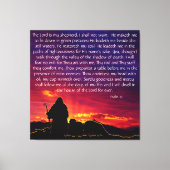 Psalm 23 leinwanddruck (Vorderseite)