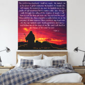 Psalm 23 leinwanddruck (Insitu (Schlafzimmer))