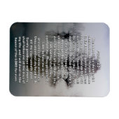 Psalm 23 Leuchtender See Religious Magnet (Horizontal)