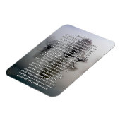 Psalm 23 Leuchtender See Religious Magnet (Linke Seite)