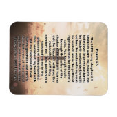 Psalm 23 Leuchtkreuz Magnet (Horizontal)