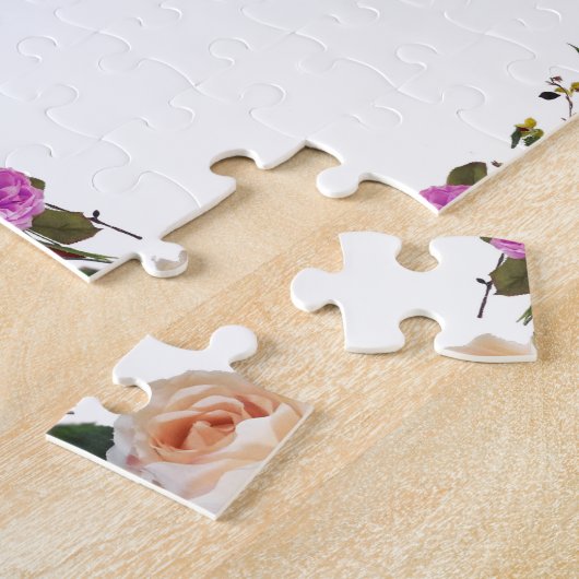 Psalm 23 Lila Blumengrenzen, Puzzle (Seite)