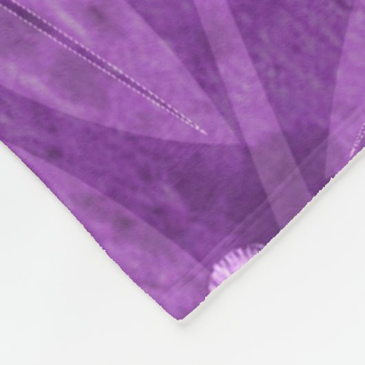 Psalm 23 Lilac-Fleecedecke Fleecedecke (Ecke)