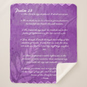 Psalm 23 Lilac Sherpadecke (Vorderseite)