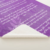 Psalm 23 Lilac Sherpadecke (3/4)