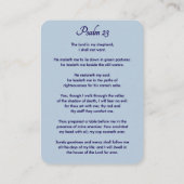 Psalm 23 Lion & Lamb Prayer Card Platzkarte (Rückseite)