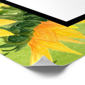 Psalm 23 Lord is My Shepherd KJV Sunflowers Poster (Ecke)