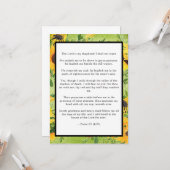 Psalm 23 Lord is Shepherd Flat Greeting Card Karte (Vorderseite/Rückseite Beispiel)