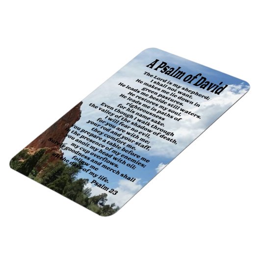 Psalm 23 magnet (Linke Seite)