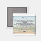 Psalm 23 magnet (Vorderseite/Rückseite)