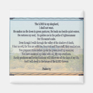 Psalm 23 magnet