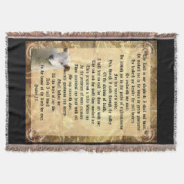 Psalm 23 mit Lamm Decke