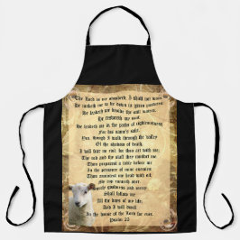 Psalm 23 mit Lamm Schürze
