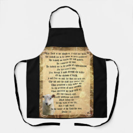 Psalm 23 mit Lamm Schürze