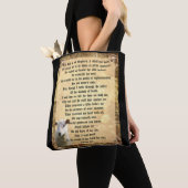 Psalm 23 mit Lamm Tasche (Von Nahem)