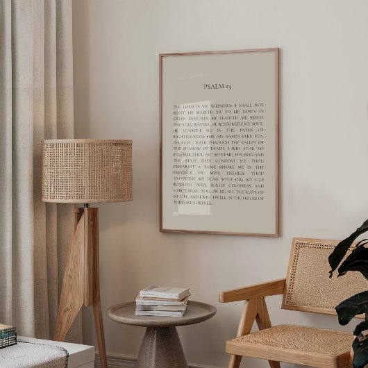 Psalm 23 Moderne Christliche Kunst Poster