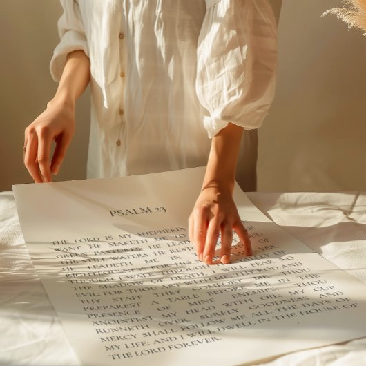 Psalm 23 Moderne Christliche Kunst Poster