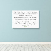 Psalm 23 Moderne Schrift Leinwanddruck (Insitu (Holzboden))