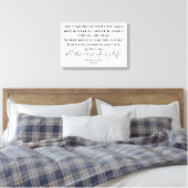 Psalm 23 Moderne Schrift Leinwanddruck (Insitu (Schlafzimmer))