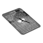 Psalm 23 Monochrome Sunset Seagull Magnet (Rechte Seite)