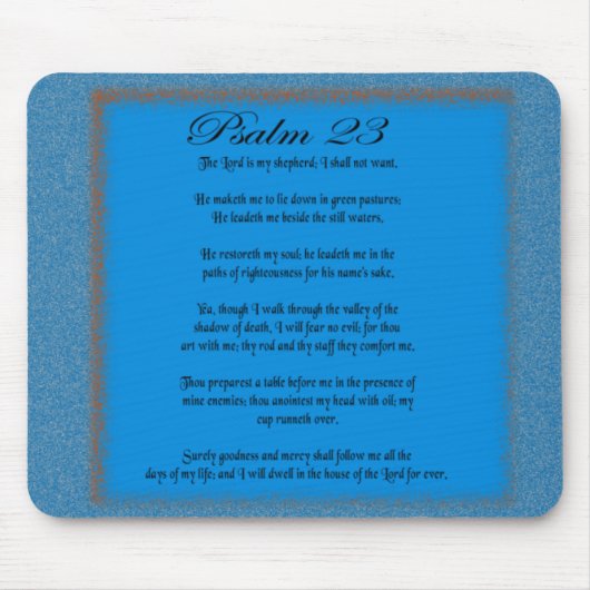 Psalm 23 mousepad (Vorne)
