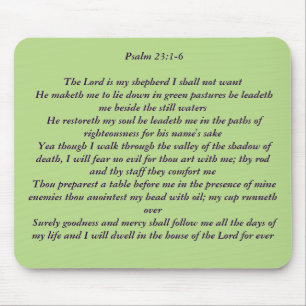 Psalm 23 Mousepad