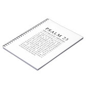 Psalm 23 NKJV Bibel Der Herr ist mein Hirte Notizblock (Linke Seite)
