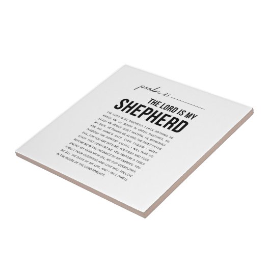 Psalm 23 NKJV Der Herr ist mein Hirte Fliese (Seite)