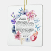 Psalm 23 NKJV Der Herr ist mein Hirte Keramikornament (Links)