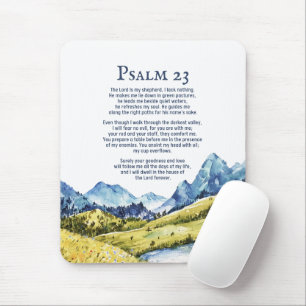 Psalm 23 NKJV Der Herr ist mein Hirte Mousepad
