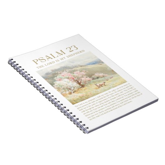 Psalm 23 NKJV Der Herr ist mein Hirte Notizblock (Rechte Seite)