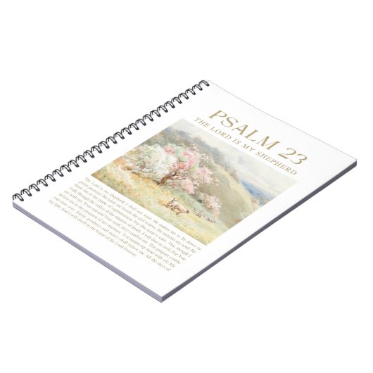 Psalm 23 NKJV Der Herr ist mein Hirte Notizblock (Linke Seite)