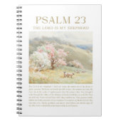 Psalm 23 NKJV Der Herr ist mein Hirte Notizblock (Vorderseite)