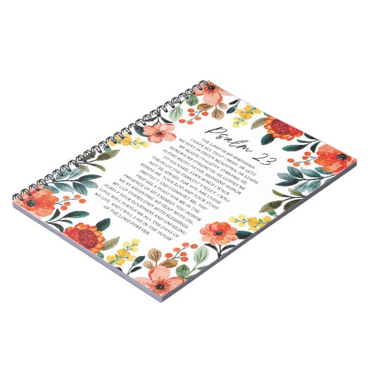 Psalm 23 NKJV Der Herr ist mein Hirte Notizblock (Linke Seite)