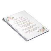 Psalm 23 NKJV Der Herr ist mein Hirte Notizblock (Rechte Seite)