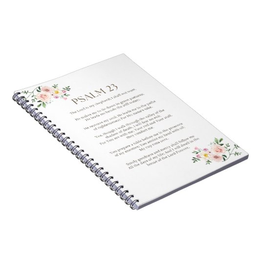 Psalm 23 NKJV Der Herr ist mein Hirte Notizblock (Rechte Seite)