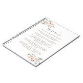 Psalm 23 NKJV Der Herr ist mein Hirte Notizblock (Linke Seite)