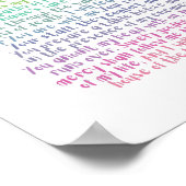 Psalm 23 NKJV Der Herr ist mein Hirte Poster (Ecke)