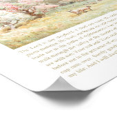 Psalm 23 NKJV Der Herr ist mein Hirte Poster (Ecke)