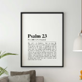 Psalm 23 NKJV Der Herr ist mein Hirte Poster