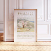Psalm 23 NKJV Der Herr ist mein Hirte Poster