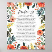Psalm 23 NKJV Der Herr ist mein Hirte Poster (Vorne)