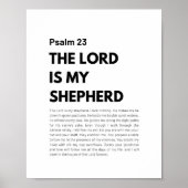 Psalm 23 NKJV Der Herr ist mein Hirte Poster (Vorne)