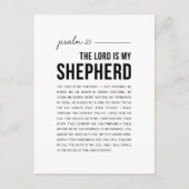 Psalm 23 NKJV Der Herr ist mein Hirte Postkarte (Vorderseite)