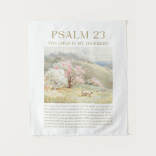 Psalm 23 NKJV Der Herr ist mein Hirte Wandteppich