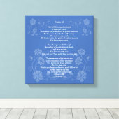 Psalm 23 NKJV, Leinwanddruck (Insitu (Holzboden))