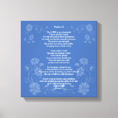 Psalm 23 NLT, Leinwanddruck (Vorderseite)