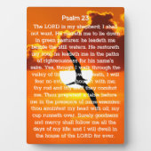 Psalm 23 Orange Sunset Seagull Fotoplatte (Vorderseite)
