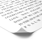 Psalm 23 poster (Ecke)